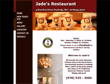Tablet Screenshot of jadesrestaurant.com